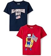 The Children's Place Baby Boys' and Toddler All Holidays Short Sleeve Graphic T-Shirts,multipacks