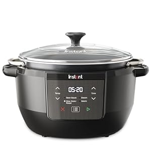 Instant Superior Cooker 7.5QT Slow Cooker and Multicooker, 4-in-1 Functions, Sears/Sauté, Slow Cooks/Roast, Steams and Warms, From The Makers of Instant Pot