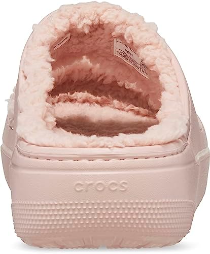 Crocs Unisex Classic Cozzzy Sandals, Fuzzy Slippers and Slides, Pink Clay, Numeric_14 US Men | Image 1