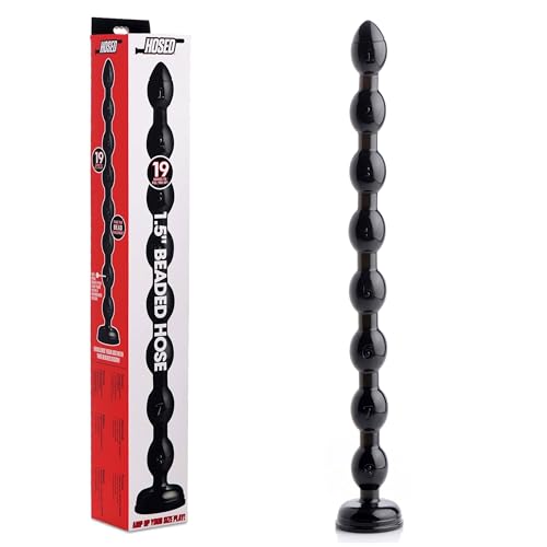 Hosed 19 Inch Beaded Anal Snake