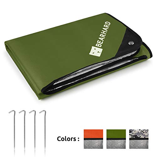 Bearhard Heavy Duty Emergency Blanket, Emergency Tarp, Insulated Blanket, Thermal Waterproof Survival Space