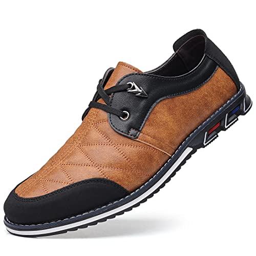 Image of COSIDRAM Mens Casual Shoes Fashion Sneakers Dress Shoes for Men Walking Shoes Business Office Comfort Loafers