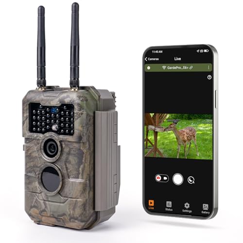 GardePro E6 WiFi Trail Camera 64MP 4K Video