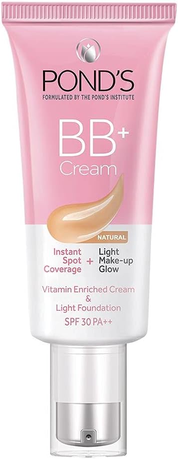 BB+ Cream, Instant Spot Coverage + Light Make-up Glow, Natural 30g