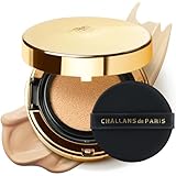 [CHALLANS de PARIS] Cushion de Aqua EX – Dewy Glow Cushion Foundation, Natural Radiance & Hydration, Buildable Coverage, Lightweight Cream Texture, 23 Natural Beige, 0.53 oz