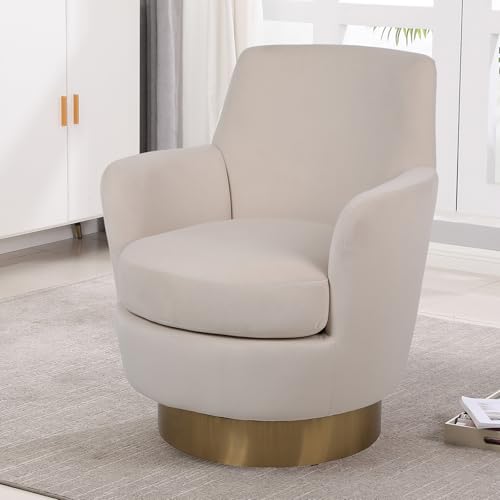 Sillón Barrel Plegable Beige miniatura 1