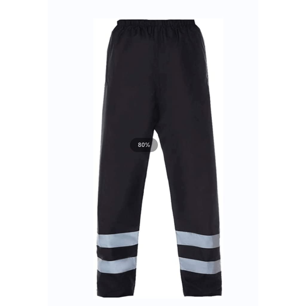 TOMYEUS Ropa Reflectante de Alta Visibilidad, Actividades nocturnas al Aire Libre o Chaleco de Seguridad para Trabajadores de la construcción, Chalecos Reflectantes, Conjunto Impermeable