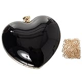  Dancing Days Lackleder Clutch - Star Burst Schwarz