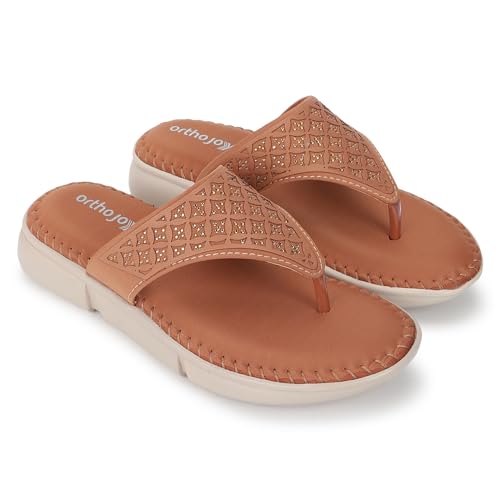 Image of ORTHO JOY doctor Fancy Slipper for women || Orthopedic Women's Fancy Sandal For Women