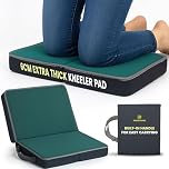 Green Haven Folding Memory Foam Garden Kneeling Pad – 6cm Memory Foam, Lightweight & Portable with Handles, Perfect for Gardening, Bath Kneeler, Seat Cushion, Indoor & Outdoor Support
