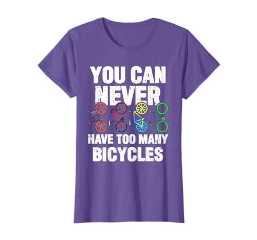 Amazon.co.uk Funny Cycling Bicycle Tshirts You Can Never Have Too Many Bicycles Funny Cycling Gift T-Shirt #ad #ad