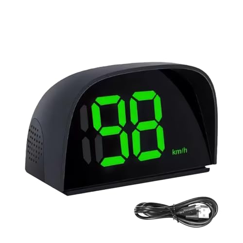 Misuratore di Velocità Digitale HUD per Auto con USB, KM/H Universale LED Indicatore 360° Intelligente Velocità...