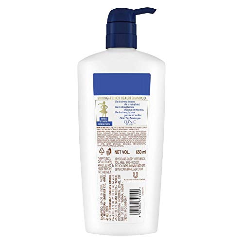 Clinic-Plus-Strong-Extra-Thick-Shampoo-With-Milk-Protein-And-Almond-Oil-For-Hair-Strengthening-Volume-650-ml Clinic Plus Strong & Thick Shampoo 650 ml, With Almond Oil & Milk Proteins for Strength and Volume - Thickening Shampoo…