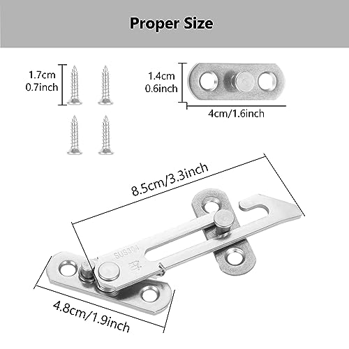 ZOFUN 8 Packs UPVC Window Restrictor Locks - Image 2