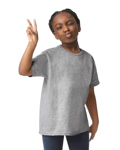 Image of Gildan - Youth Heavy Cotton 100% Cotton T-Shirt. 5000B - [Sky]