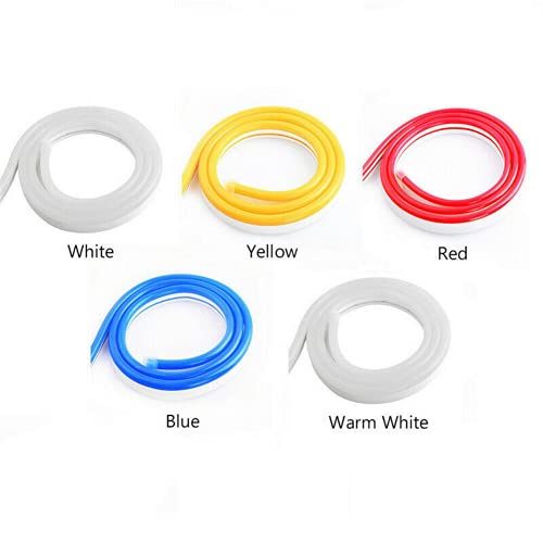 Tira LED flexible de neón impermeable 3 m rojo DC 12V miniatura 2