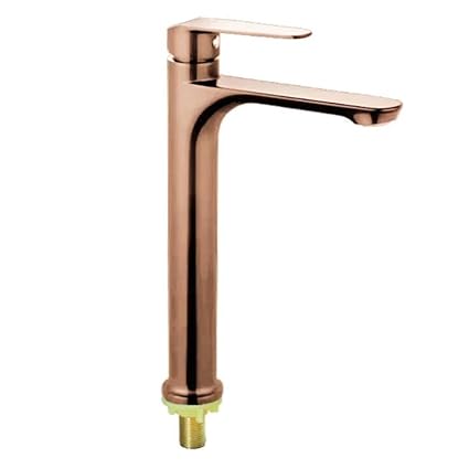 THOISEWELT Hotel Kitchen Sink Faucet Tap Sinlge Lever Wash Basin Faucet Tap Rosegold Color 12