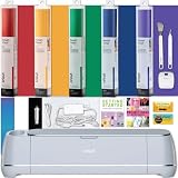 Cricut Maker 3 Cutting Machine Bundle with Rainbow Smart Vinyl Rolls