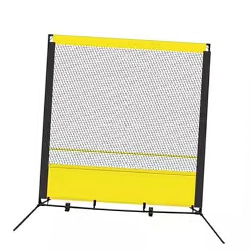YIJU Tennis Rebound Net Single Practice Equipment Trainer Barrier Netting Backstop Net for Garden Outside Play Court Playground, 1.85mx2.05m