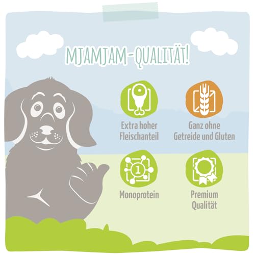 Nassfutter für Hunde mit hohem Fleischanteil von MjAMjAM