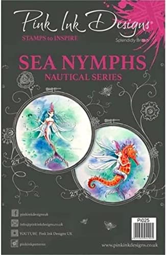 Pink Ink Designs Pink Ink-Sea Nymph-A5Clear Stamp, A5