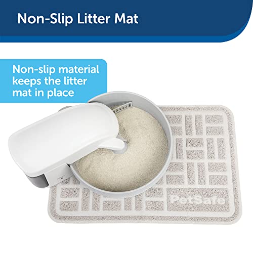 Petsafe Anti-Tracking Litter Mat - Traps Crystal And Clay Clumping Cat Litter - Durable Mesh Material - Easy To Clean Mat - Compatible With All Cat Litter Boxes - Medium Size #TOP4