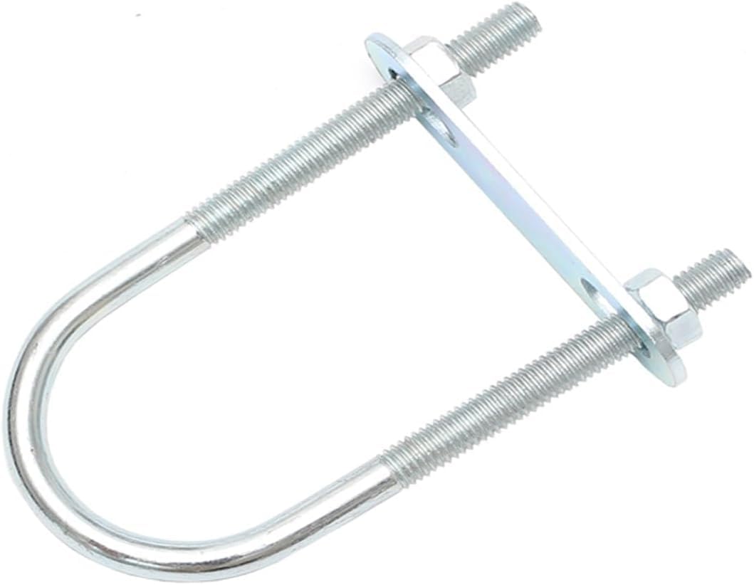 Bulloni a U, Morsetto a U, Bullone a U zincato allungato M6 Vite Morsetto for tubi a U Morsetto di fissaggio for tubi Bullone di fissaggio Fibbia di fissaggio Cerchio di fissaggio(M6x42x150mm 5set)