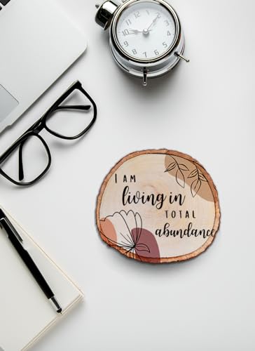 Image of MOTIVATIONAL GIFTS Abundance Wooden Motivational Quotes Table Decorative Gifts Wood Showpiece For Office Table Living Room