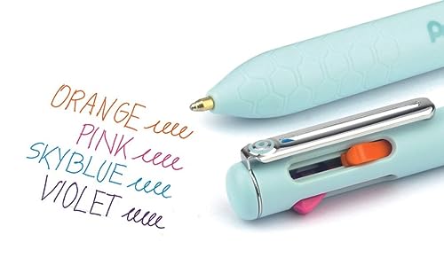 Pentel Caneta Retrátil Izee 4 Cores Em Um 0,7 Azul