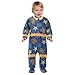 Emelivor Floral Turtle Blue Baby Newborn Pajamas Outfits Long Sleeve Footed Romper Pjs for Boy Girl Kids
