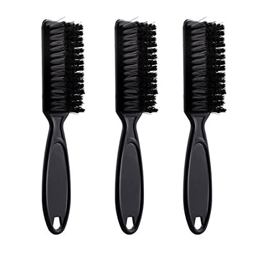 3 Piezas Cepillo de nailon de peluquero para limpiar cuchillas de...