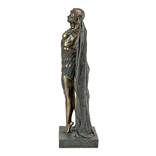 Design Toscano QL1436314 Queen Semiramis Exotic Dancer Art Deco Statue thumb #1