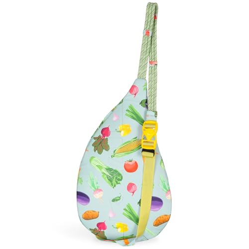 KAVU Mini Slingback Pack with Adjustable Rope Shoulder Strap, Veggie Toss - Additional View