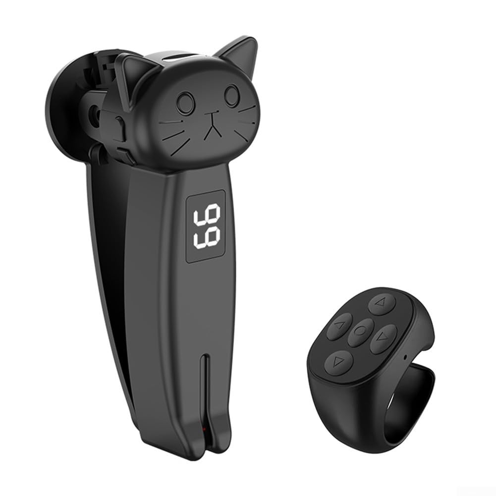 Página de control remoto RF para TURNER para Kindle Paperwhite, control remoto inalámbrico de obturador de cámara, página inalámbrica para Turner (negro)