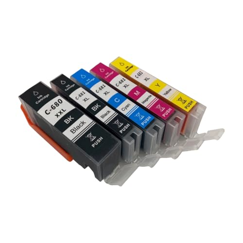 Cartouche PGI-680 XXL CLI-681XXLPB encre bleue compatible TR8560 TR7560 TR8660a