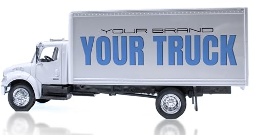 Custom White Peterbilt Style Truck