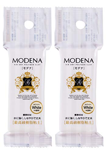 Argile de résine Modena blanche pour créer des fleurs et bijoux miniatures