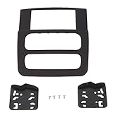 HECASA Double Din Radio Stereo Dash Kit Compatible with 2002 2003 2004 2005 Dodge Ram 1500 2500 3500 Without Wiring Harness