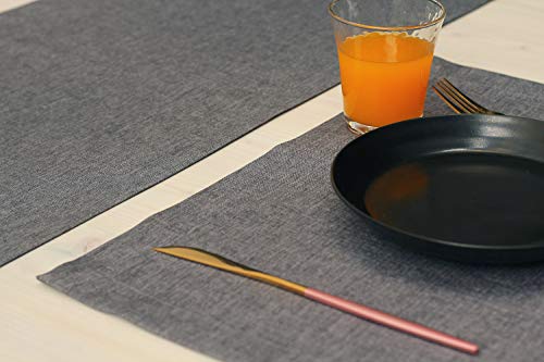 Grey Table Runner 72 Inch, Outdoor Dresser Scarf, Waterproof Gray Coffee Table Runner, Long Dining Table Runners, Decor For Fiesta, Dinner Parties, Wedding, Thanksgiving, Halloween, Christmas #TOP2