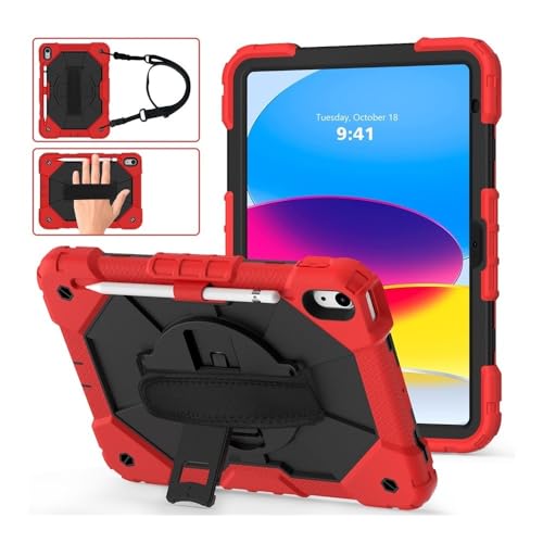 Coque antichoc Samsung Galaxy Tab S9 S8 S7 avec béquille rotative et sangle