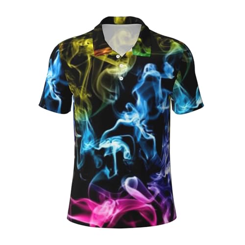 Chemise homme de qualité imprimé coloré haut de gamme fluide