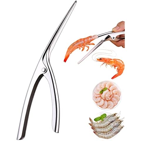 Folmywy Shrimp Deveiner Tool Prawn Peeler Stainless Stee Seafood Outer Shell Cleaner Professional Portable Practical Gadgets Kitchen Home Essentials Cover