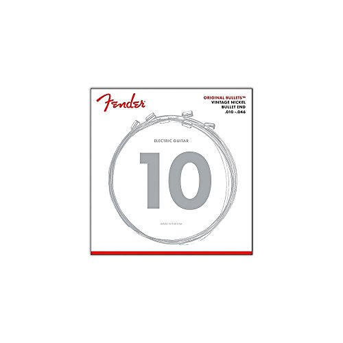 Fender 3150R 10 46 PURE NICKEL BULLETS Jeu de Cordes guitare électrique 10-46 - Les Beatles, Paul McCartney, John Lennon, RIngo Starr, George Harrison Fender 3150R 10 46 PURE NICKEL BULLETS Jeu de Cordes guitare électrique 10-46