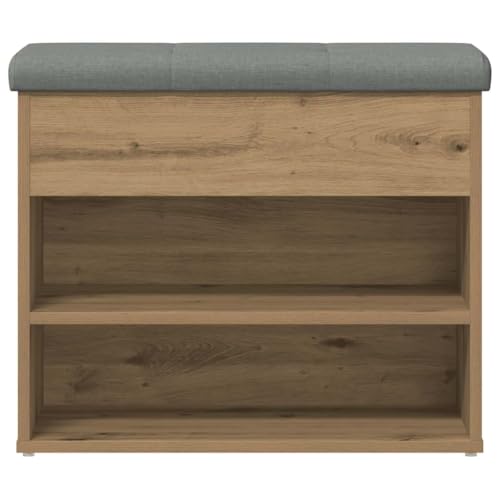 Banc rembourré pour entrée résolvant le désordre des chaussures - 5
