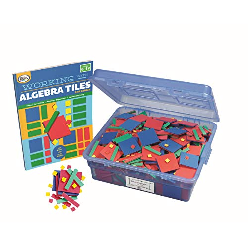 Didax Algebra Tiles Classroom Kit - Comprehensive Algebra Learning for Students Grades 6-12 with 120-Page Teacher Instructional Book