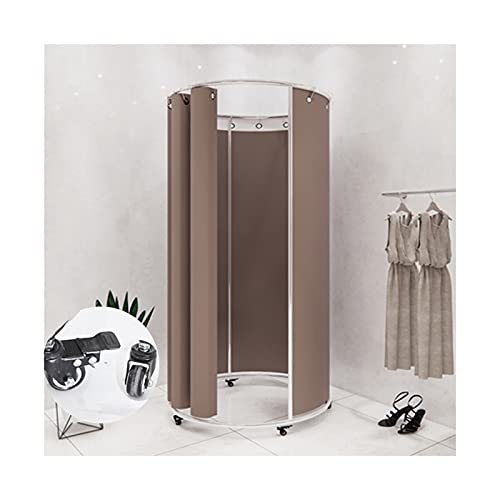 YXYECEIPENO Habitación en vivo Montaje Espacio Vestidor Tienda Exterior, Hay una polea en el piso Para Moverse Más Conveniente Que Tienda de ropa, Armario/Cabina, Cabina seca