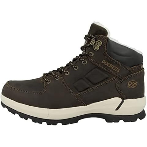 Dockers by Gerli Men's 39or103 Hi-Top Trainers, Brown (Cafe 320), 7 UK Cover