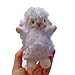 Produktbild NEWMAN771Her Anime Plüsch Schlüsselanhänger, 2 Stück Schöne Cartoon White Sheep Schlüsselbund, Gefülltes Spielzeug 12cm Soft Fluff Schaf Plüschpuppen Anhänger Mädchen Geburtstagsgeschenke