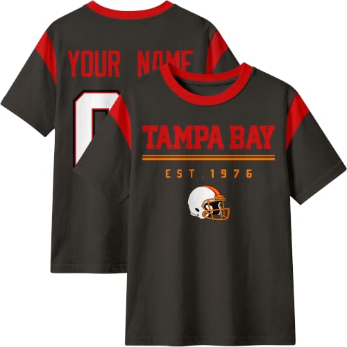 Image of T-Shirt Custom Crewneck Short Sleeve for Men Gifts | Custom T-Shirt Personalized Name and Number