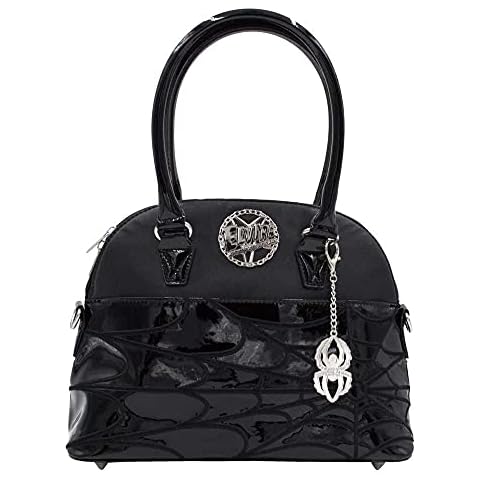 kreepsville 666 Elvira Women's Spiderweb Handbag Macabre Mobile Black Collection Purse Cover